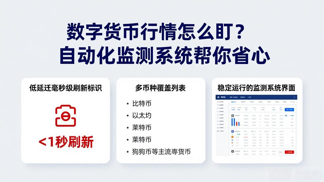 数字货币行情怎么盯？自动化监测系统帮你省心
