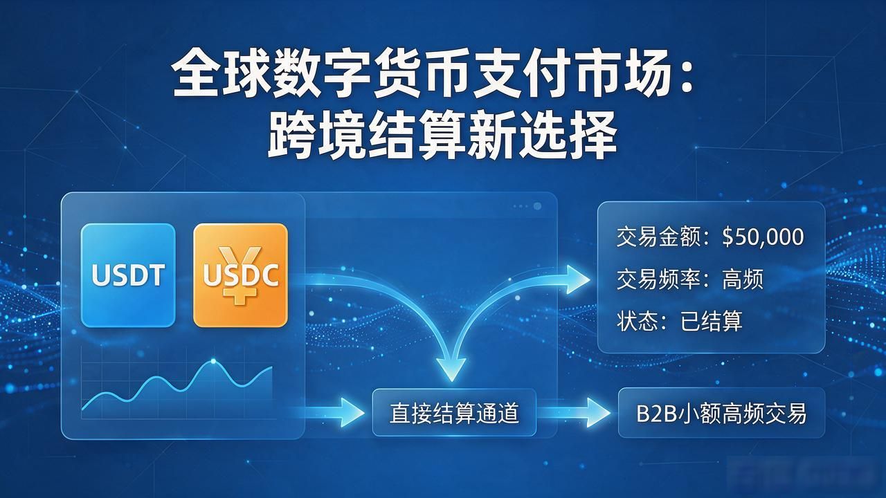全球数字货币支付市场：跨境结算新选择