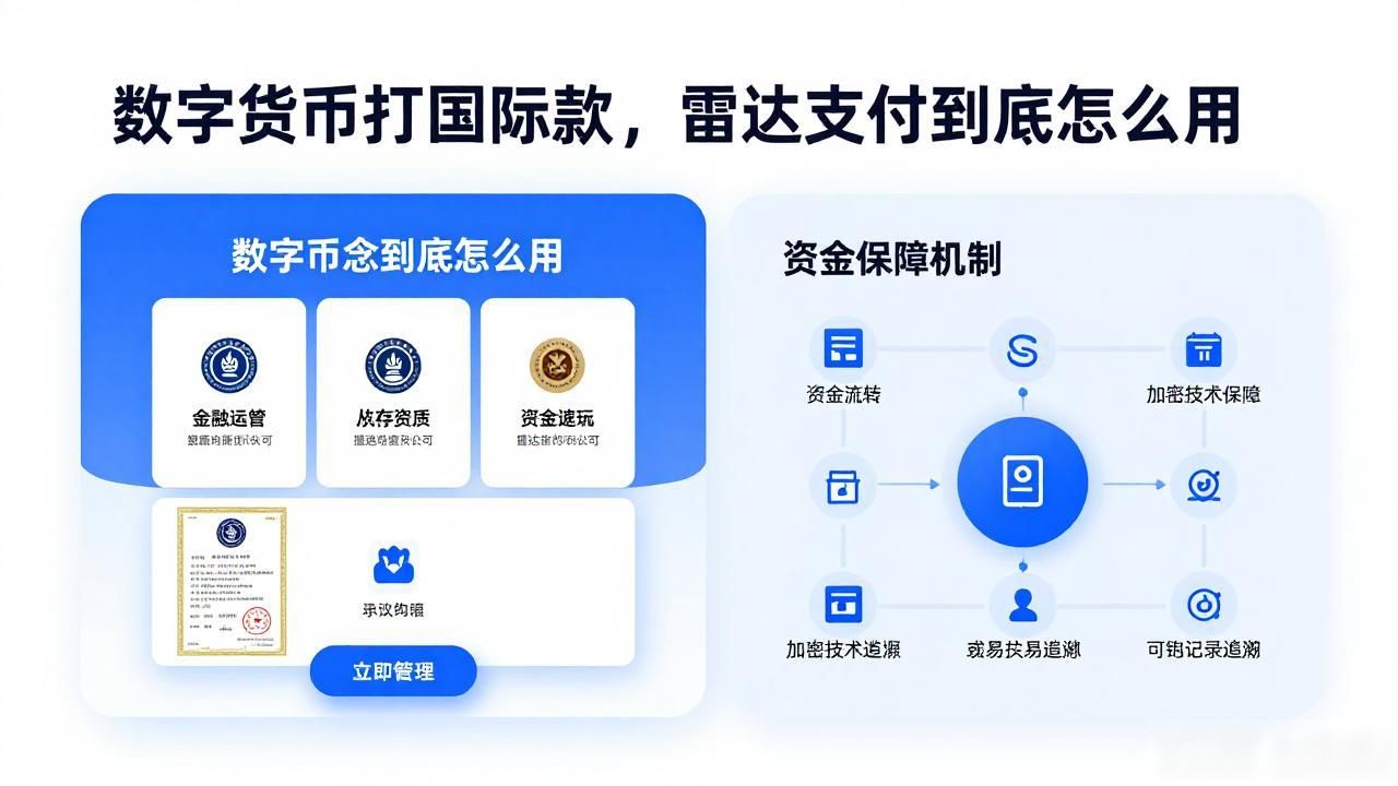 数字货币打国际款，雷达支付到底怎么用