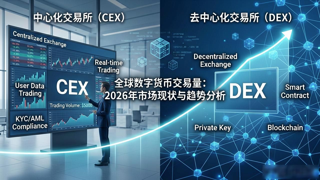 全球数字货币交易量：2026年市场现状与趋势分析