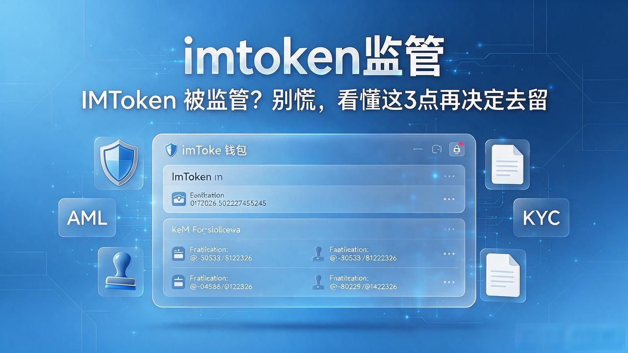 imtoken监管 IMToken 被监管？别慌，看懂这 3 点再决定去留
