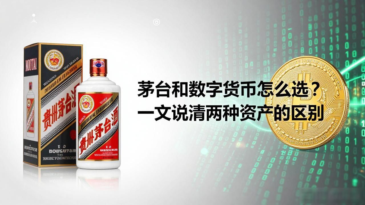 茅台和数字货币怎么选？一文说清两种资产的区别