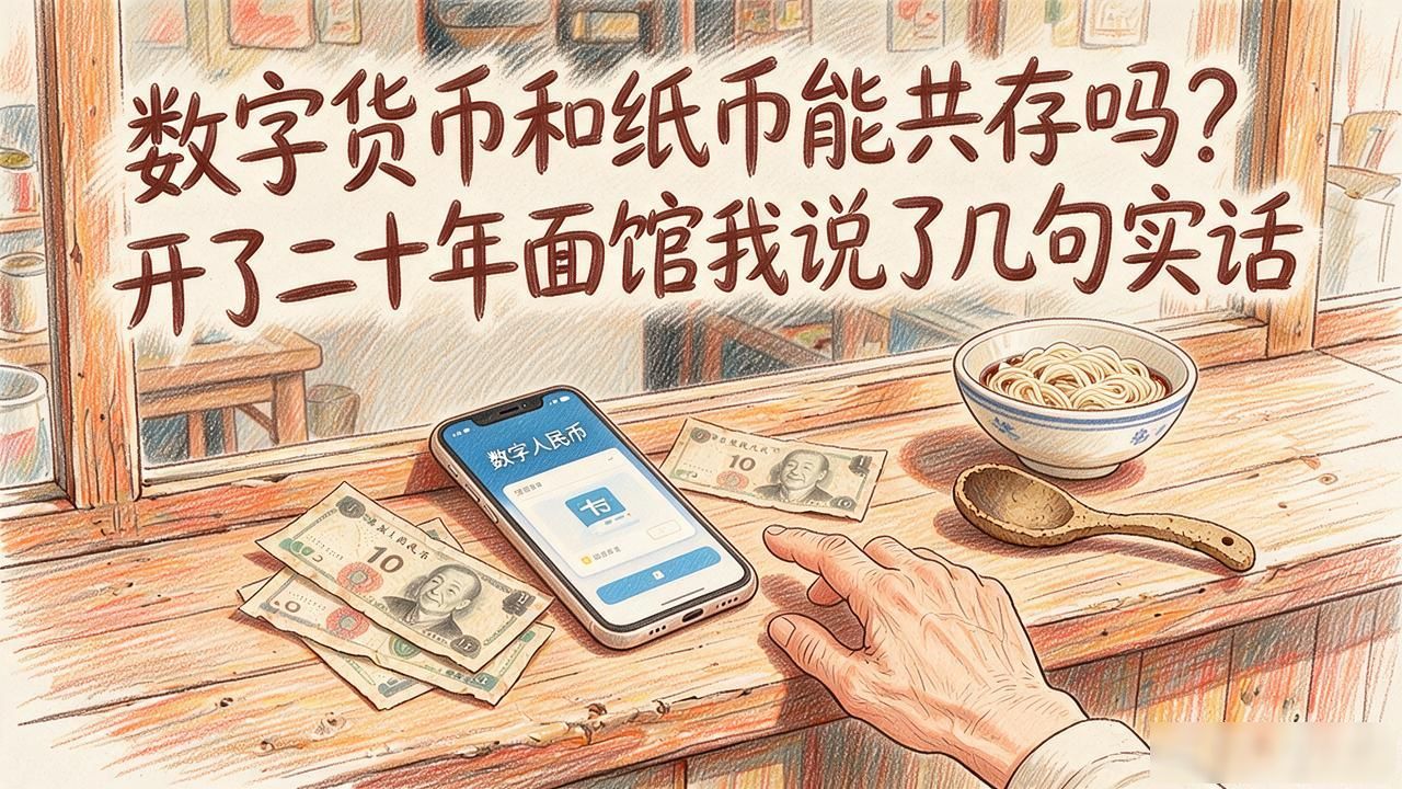 数字货币和纸币能共存吗？开了二十年面馆我说了几句实话
