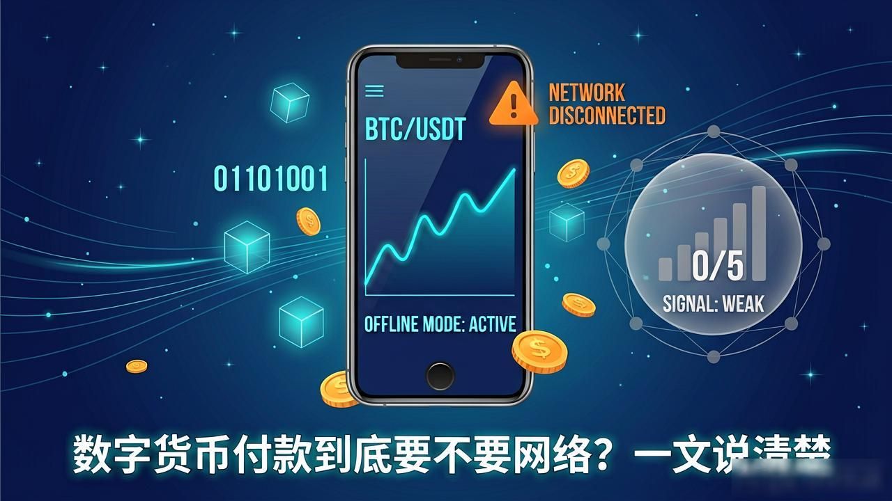 数字货币付款到底要不要网络？一文说清楚