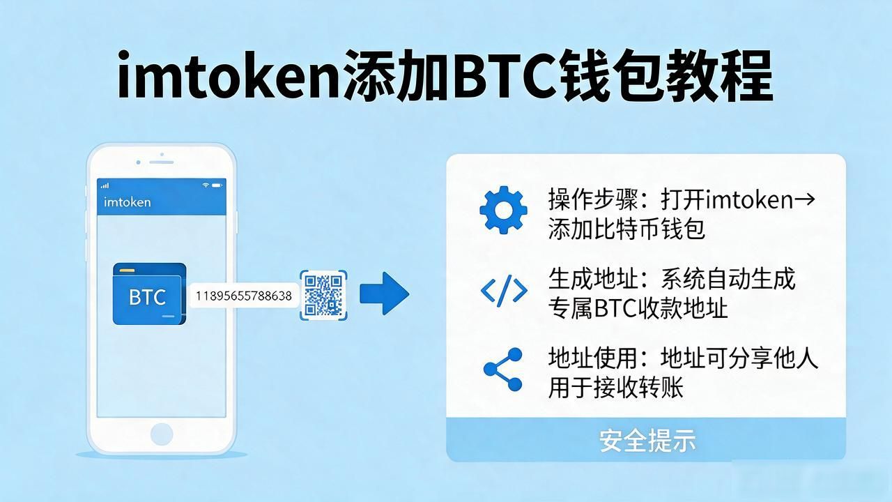 imtoken怎么添加比特币钱包及使用教程
