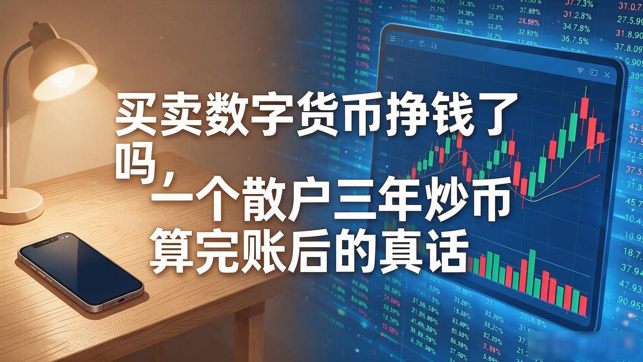 买卖数字货币挣钱了吗，一个散户三年炒币算完账后的真话