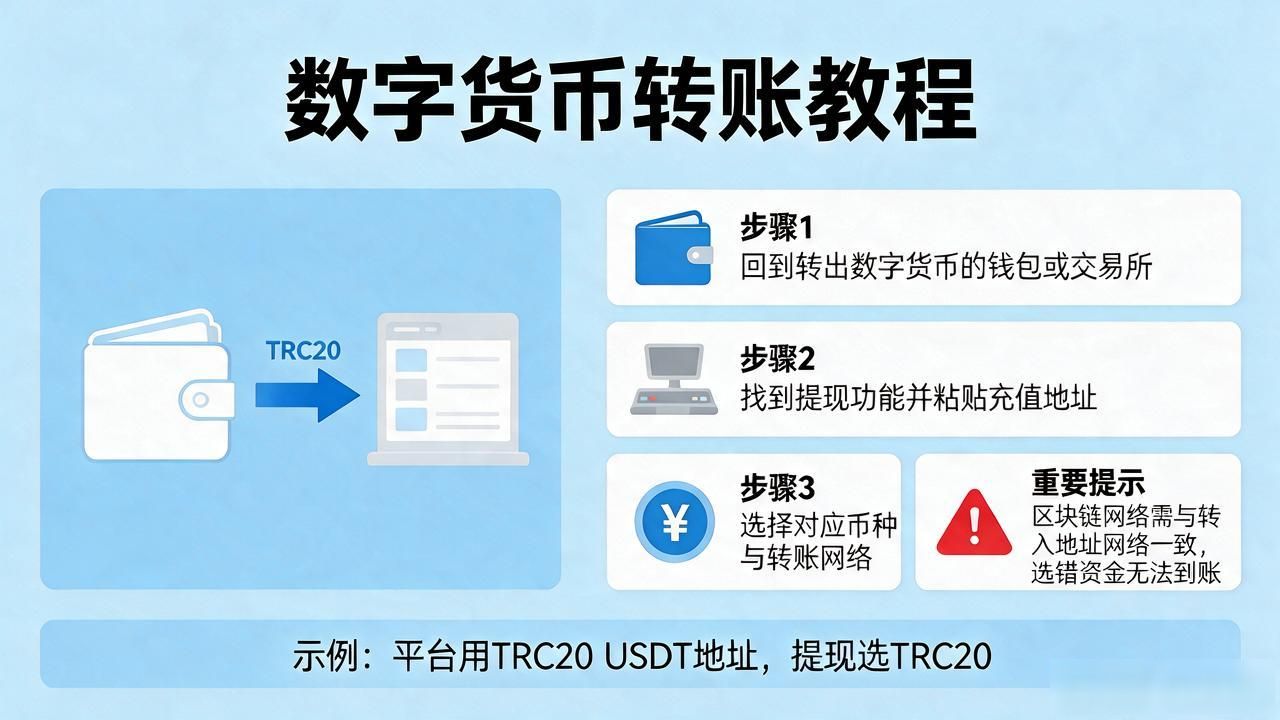 数字货币怎么转到交易平台？新手必看，安全转账详细教程
