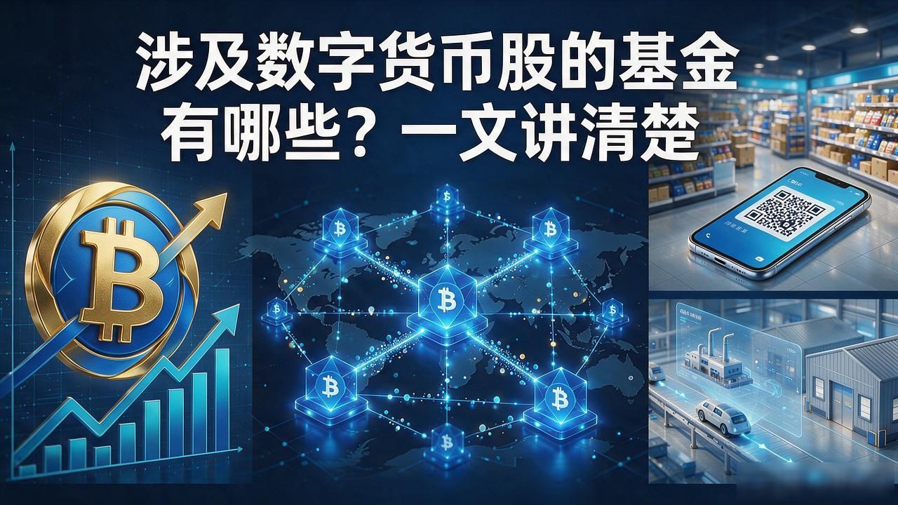 涉及数字货币股的基金有哪些？一文讲清楚