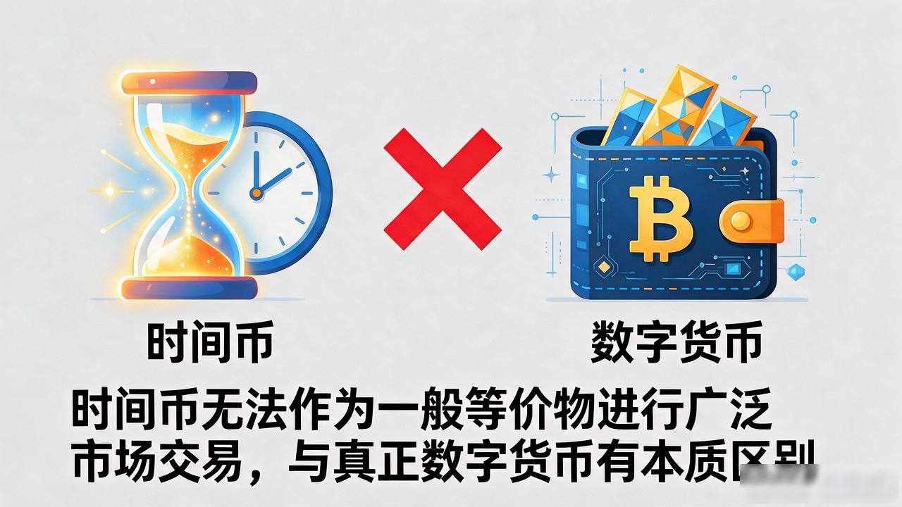 时间币是数字货币吗？一文讲清本质区别